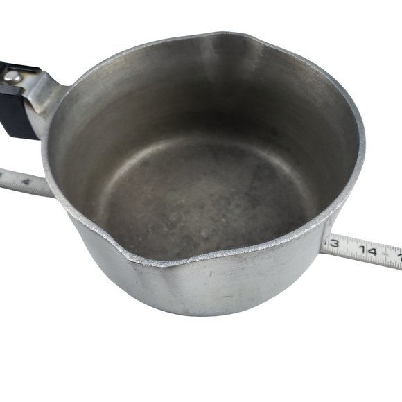 Vintage Magnalite GHC 2 Quart/2 Liter Pot with Lid Double Pour Spouts Made USA - Picture 7 of 10